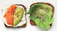 Salmon breakfast