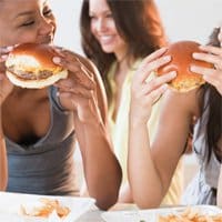 Eat with friend