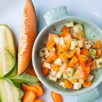 Salad-Tomato-Melon