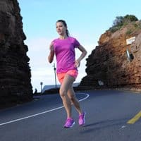 Woman running adidas